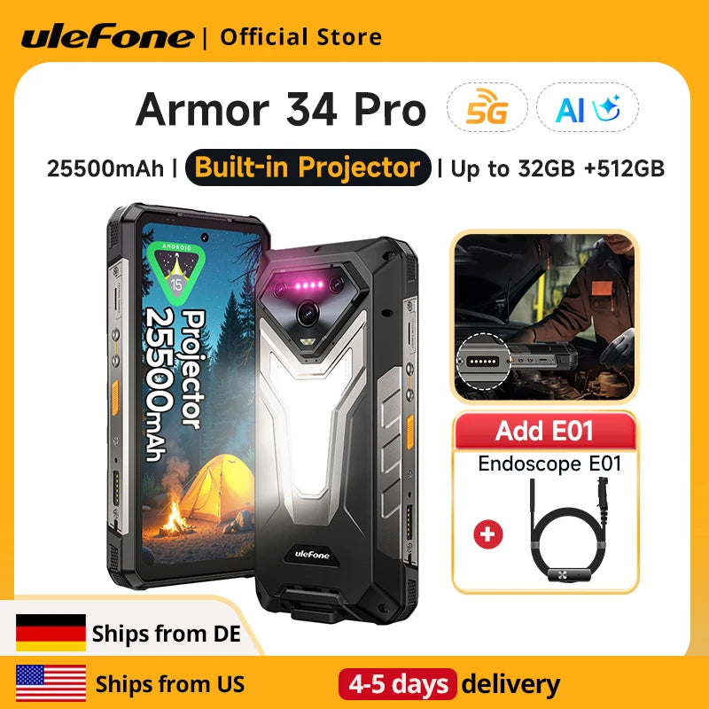 Armor 34 Pro 5G AI Rugged Phone